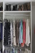 Image result for Image of Clothes Hanging On a Wardrobe