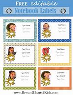 Image result for Sticker Name Labels for Kids