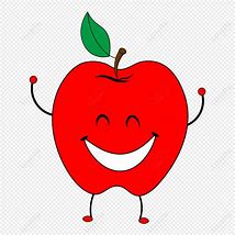 Image result for Smiling Apple Clip Art