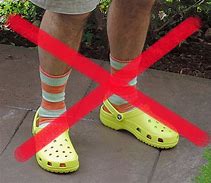 Image result for When You See Someone Wearing Crocs Meme