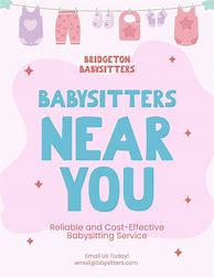 Image result for Cute Babysitting Flyers