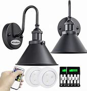 Image result for Battery Powered Wall Sconces