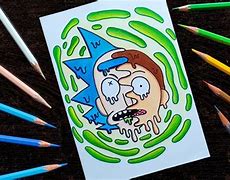 Image result for Rick Glitch Drawing
