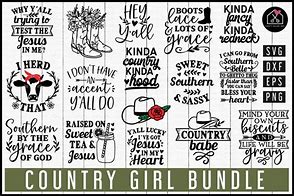 Image result for Country Girl Quotes SVG