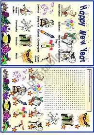 Image result for New Year Vocabulary ESL