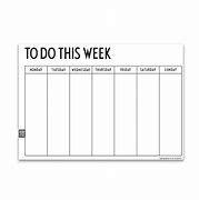 Image result for Weekly Planner A4