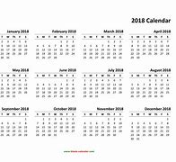 Image result for Annual Calendar Free Printable 2018