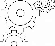 Image result for Gear Clip Art Black and White PNG