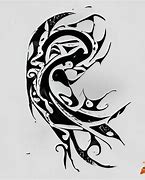 Image result for Black and White Tribal Tattoo