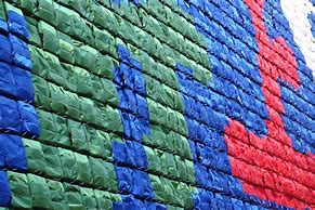 Image result for Backpack Wall Ai Weiwei