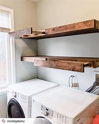 Image result for Long White Laundry Room Hanging Rod
