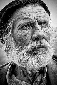 Image result for older people portrait black and white