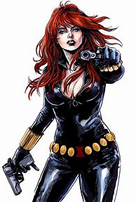 Image result for Black Widow Superhero Cartoon