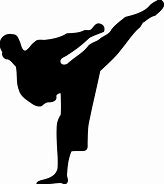 Image result for Karate Jump Kick Silhouette