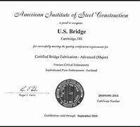 Image result for AISC Simple Bridge Certification