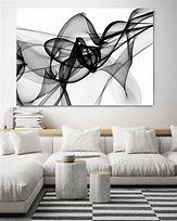 Image result for Black and White Abstract Canvas Art