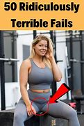 Image result for Female Gym Outfit Fails