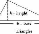 Image result for Triangle 4 Inch Width and 5 Height