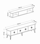 Image result for TV Stand with One Side Book Shelf Simple Design