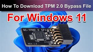 Image result for Download TPM 2.0 for Windows 10 Fossbyte