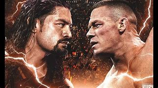 Image result for John Cena Roman Reigns vs Brock Rusev