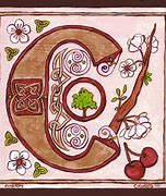 Image result for Celtic Illuminated Letters of Alphabet