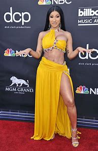 Image result for Cardi B Yellow Outfit