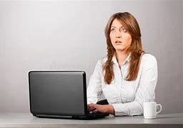 Image result for Woman Looking at Screen