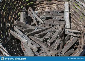 Image result for Wooden Laundry Clamps