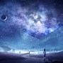 Image result for Blue Pink Galaxy Anime Wallpaper