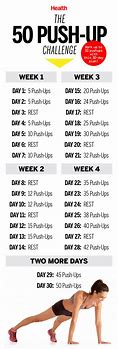 Image result for 50-Day Push-Up Challenge