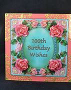 Image result for Artificial Flowers 100th Birthday Card