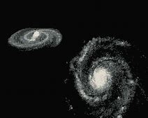 Image result for Galaxies Colliding GIF