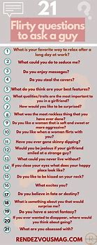 Image result for 20 Flirty Questions