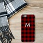 Image result for iPhone XR Cases Monogrammed Buffalo Plaid