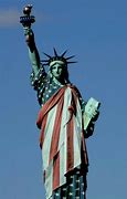 Image result for Statue of Liberty American Flag