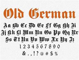 Image result for Old Germanic Font