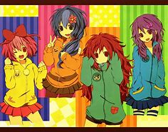 Image result for Anime Earth Chan and Friends