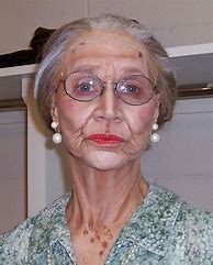 Image result for Old Lady Costume Makeup
