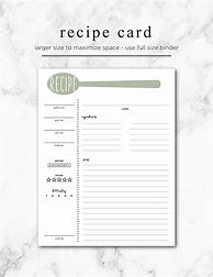 Image result for 8X11 Recipe Paper