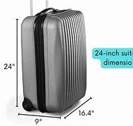 Image result for 24 Inch Luggage Size