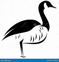 Image result for Goose Clip Art Black and White