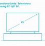 Image result for Samsung 82 TV Dimensions