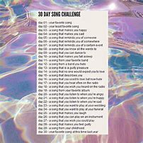 Image result for 30-Day Song Challenge