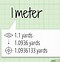 Image result for 10 Meters to Yards