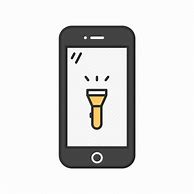 Image result for iPhone Flashlight Icon.png