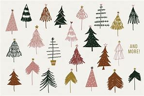 Image result for Contemporary Christmas Tree Clip Art