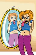 Image result for Mirror Cartoon
