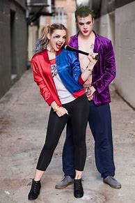 Image result for Joker and Harley Quinn Couple Costumes