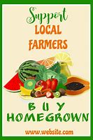 Image result for Support Local Farmers Advocacy Poster